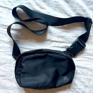 Pander Black Cross Body Bag with Adjustable Strap
